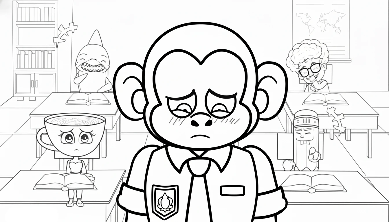 coloriage Dul Dul Dul Dul a imprimer pour enfant de 4 ans