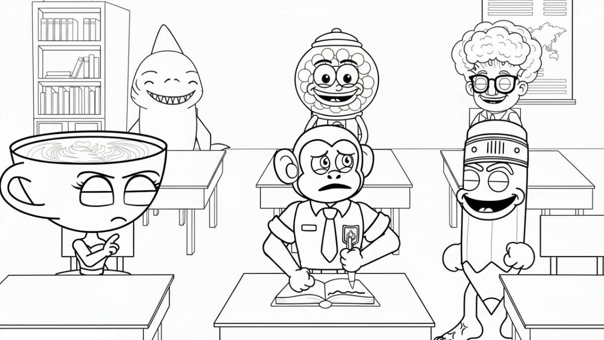 coloriage Dul Dul Dul Dul à imprimer pdf gratuit