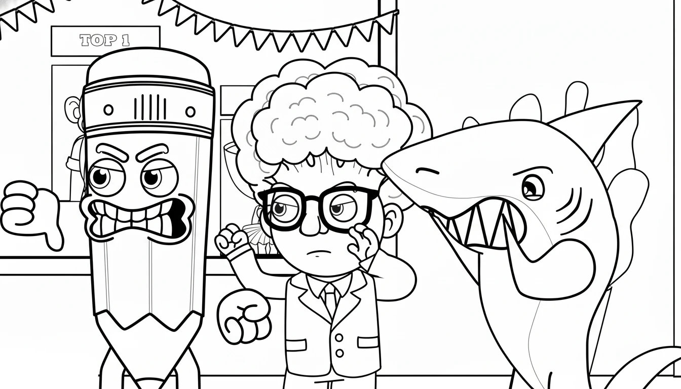 coloriage Dul Dul Dul Dul et découpage à imprimer