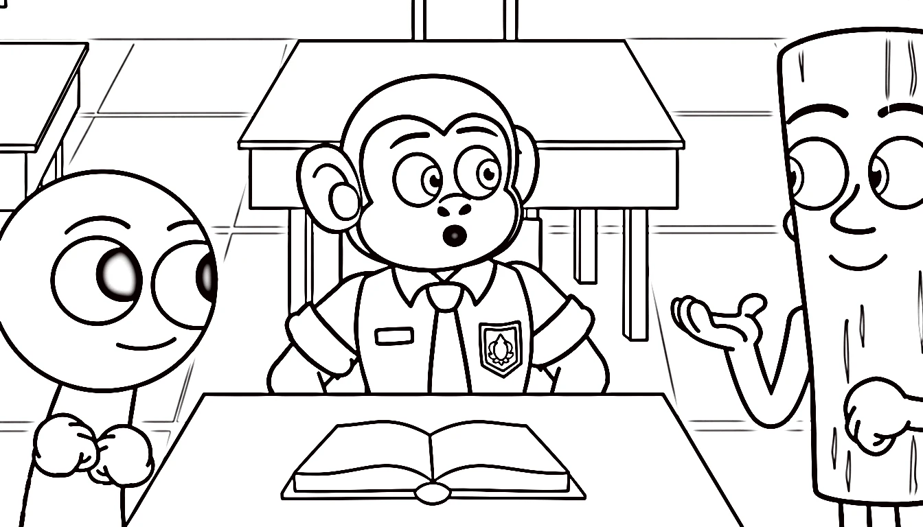 coloriage Dul Dul Dul Dul pour enfants à imprimer