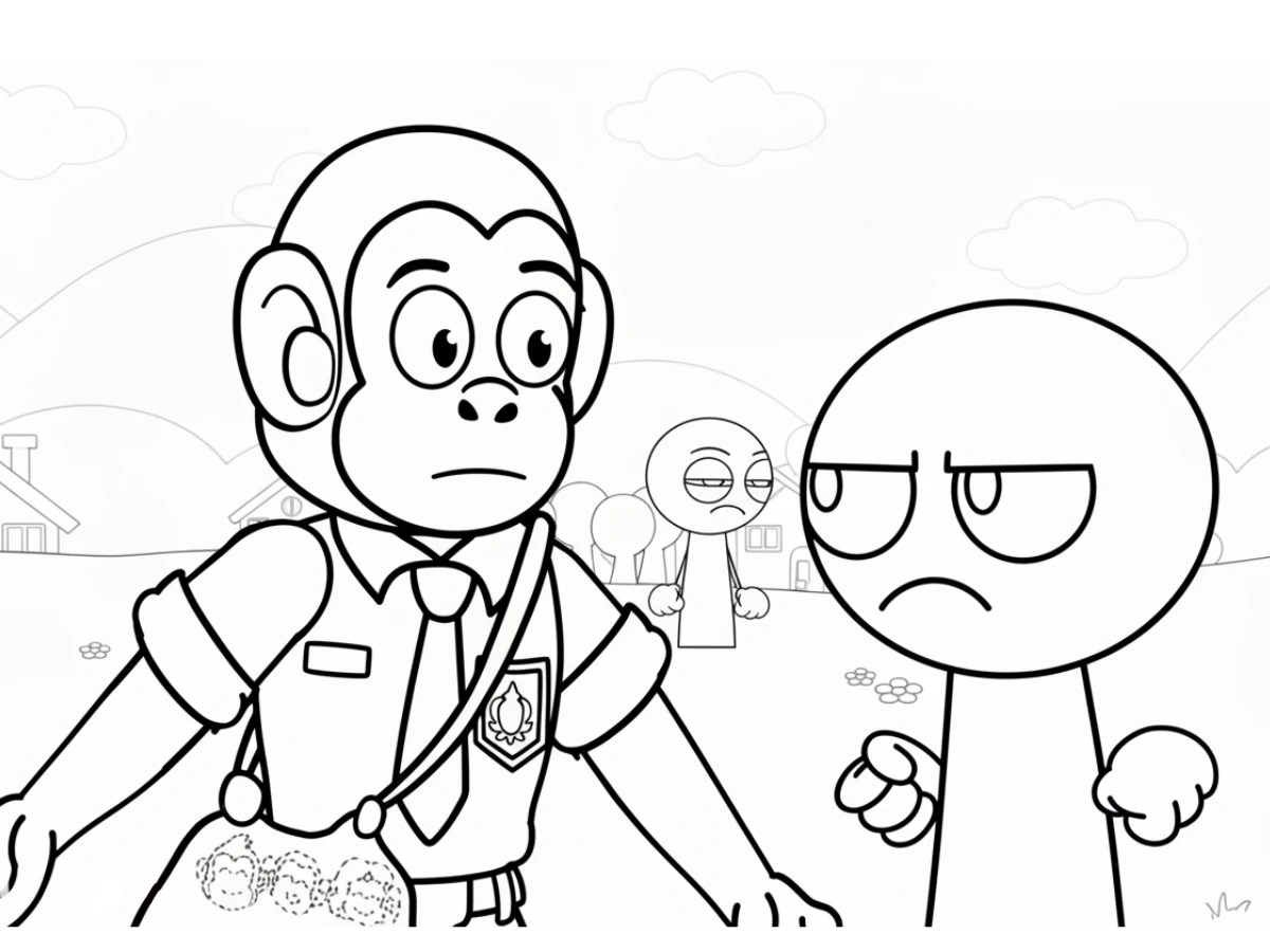 coloriage Dul Dul Dul Dul pour enfants à télécharger