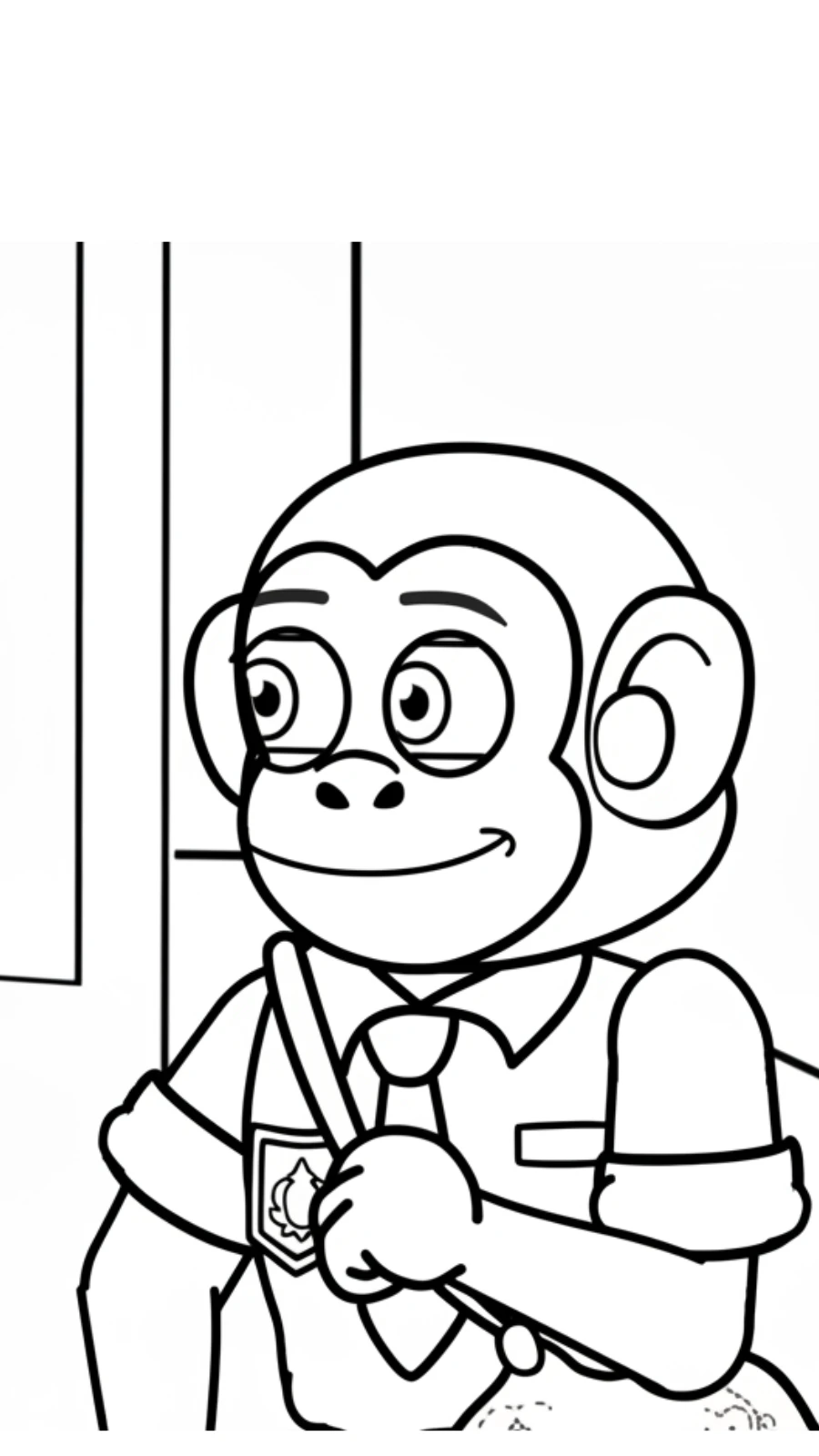 coloriage Dul Dul Dul Dul à imprimer pour enfant de 3 ans