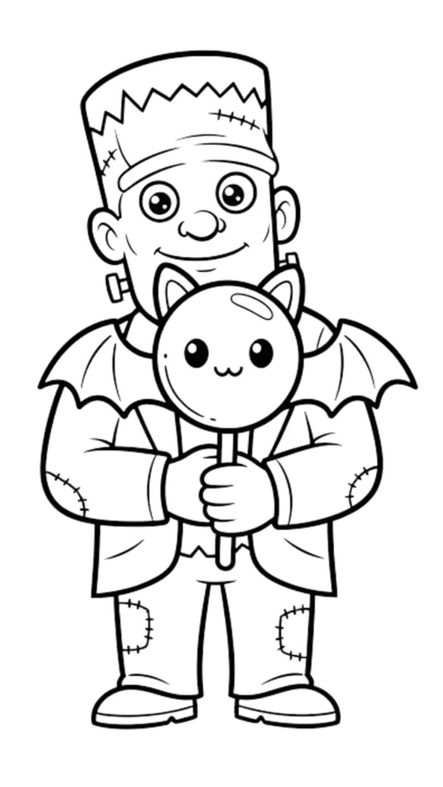 coloriage Frankenstein a dessiner et imprimer
