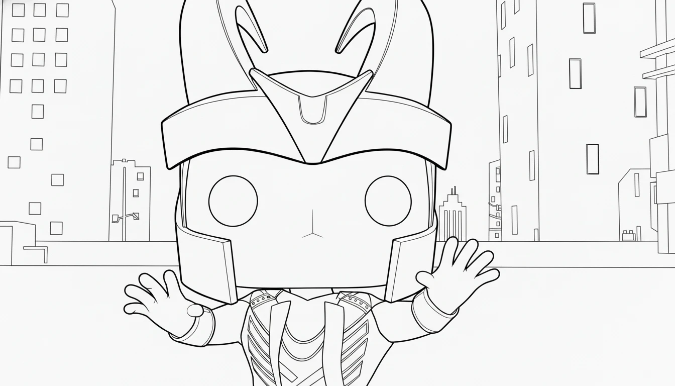 coloriage Funko Pop pour enfant gratuit