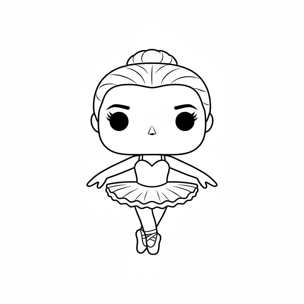 coloriage Funko Pop pour enfants a imprimer
