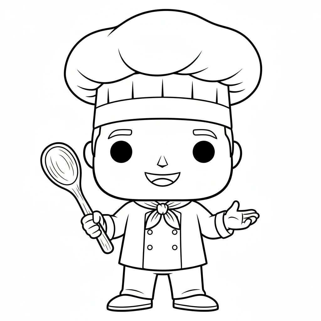 coloriage Funko Pop gratuit à imprimer