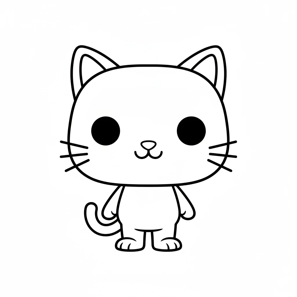coloriage Funko Pop pour enfant de à imprimer 1