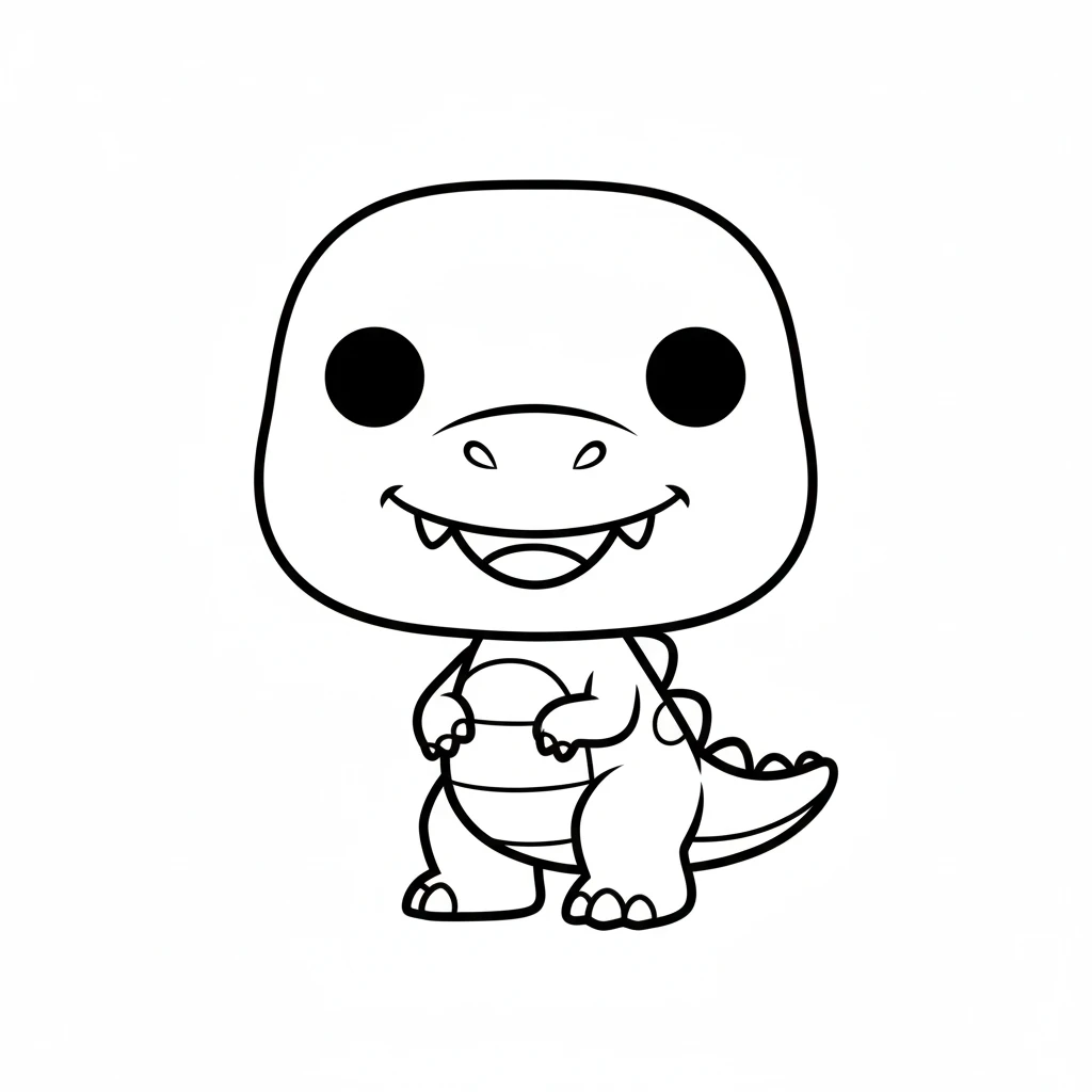 imprimer coloriage Funko Pop pour enfant
