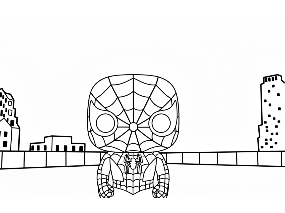 coloriage Funko Pop a colorier en ligne gratuitement