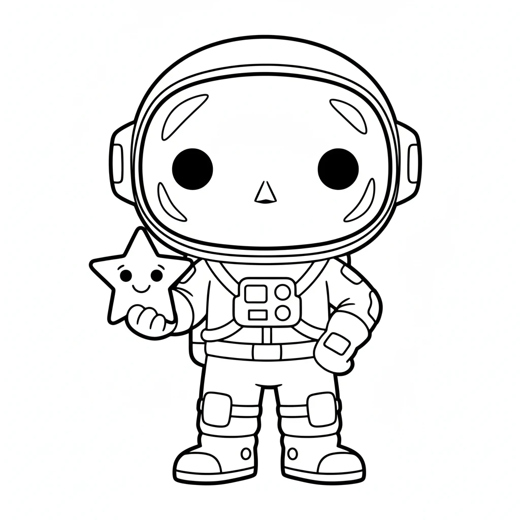 coloriage Funko Pop à imprimer pour enfants