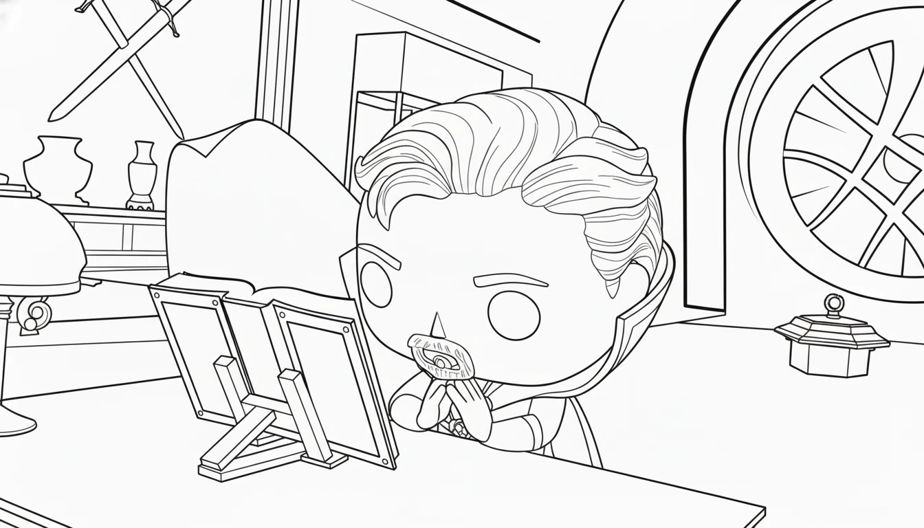 coloriage Funko Pop a imprimer gratuitement 1