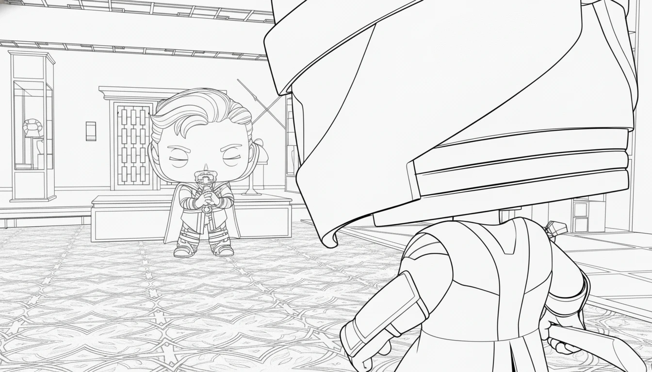 coloriage Funko Pop à imprimer pdf gratuit