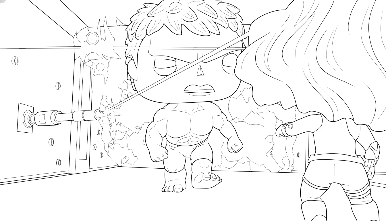 coloriage Funko Pop a imprimer gratuitement
