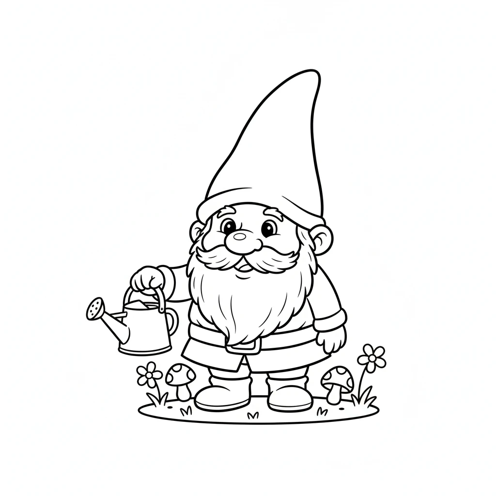 télécharger coloriage Gnome gratuit 2
