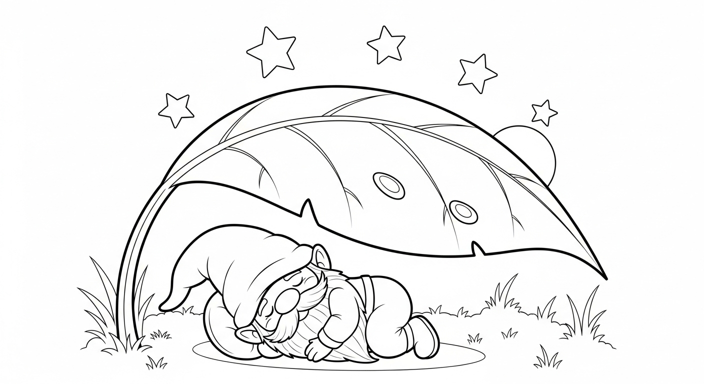 télécharger coloriage Gnome gratuit