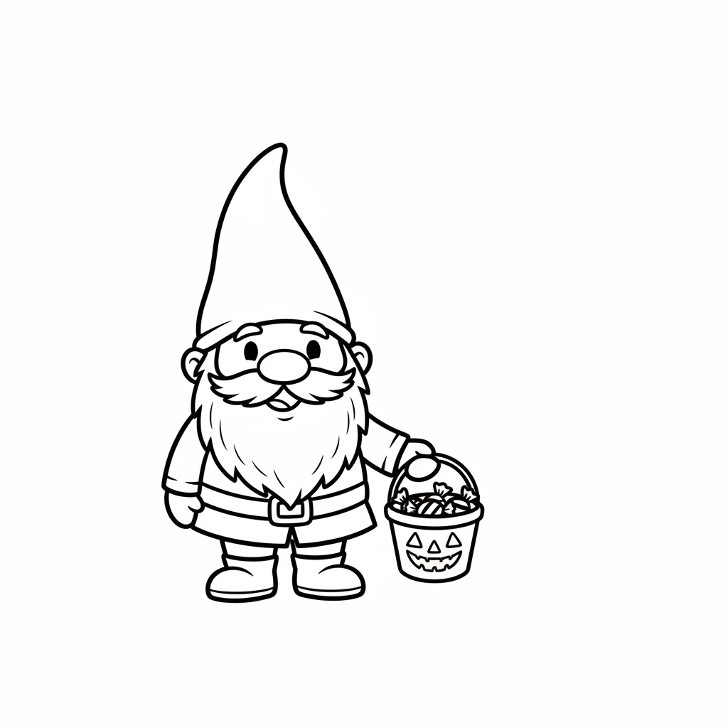 coloriage Gnome pour enfants à télécharger