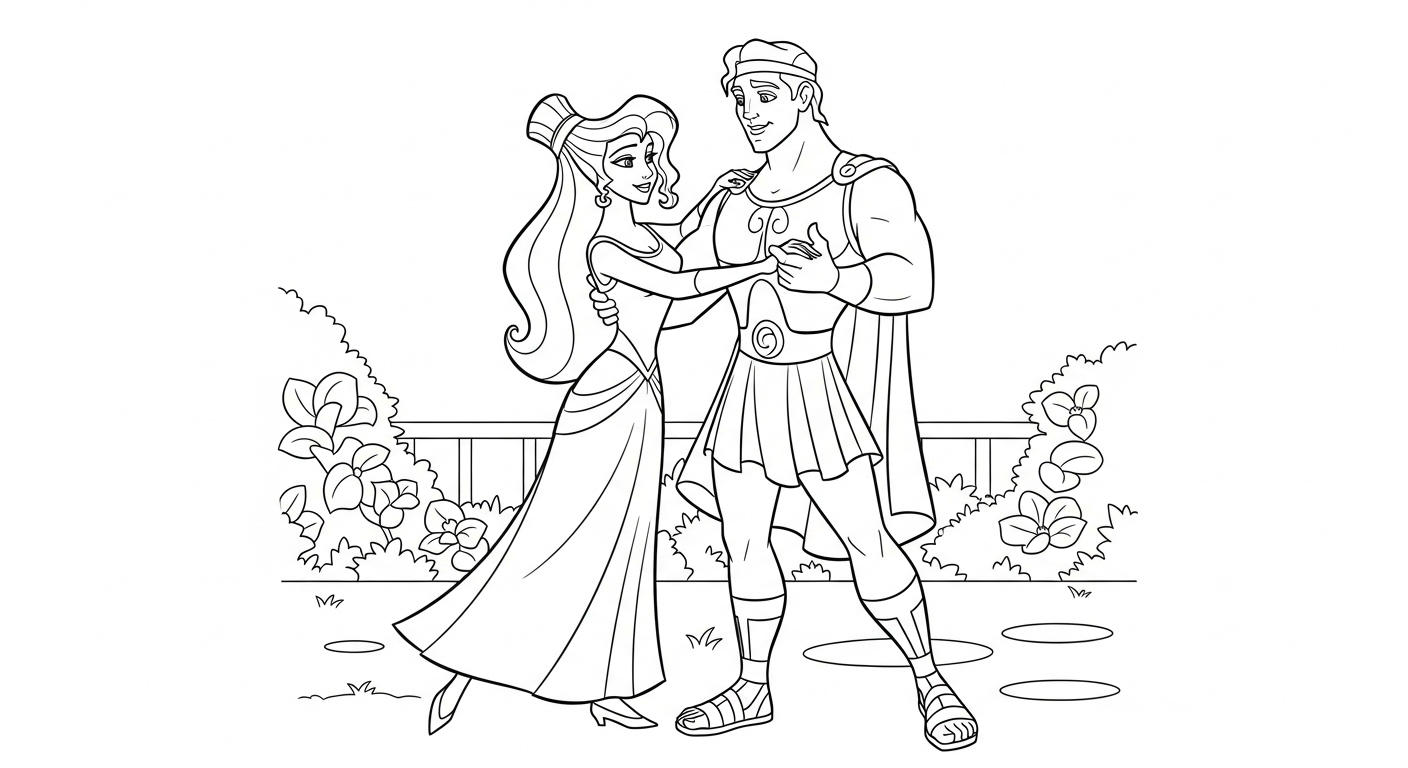 coloriage Hercules a dessiner et imprimer