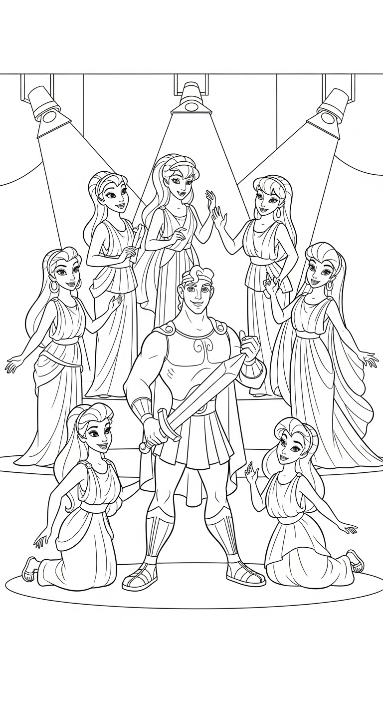 coloriage Hercules gratuit
