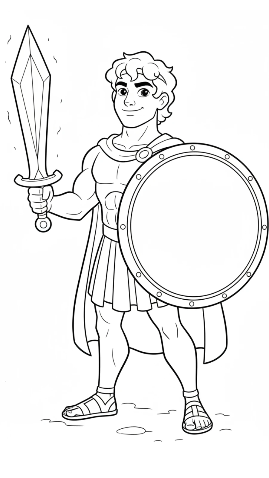 coloriage Hercules a colorier en ligne 1