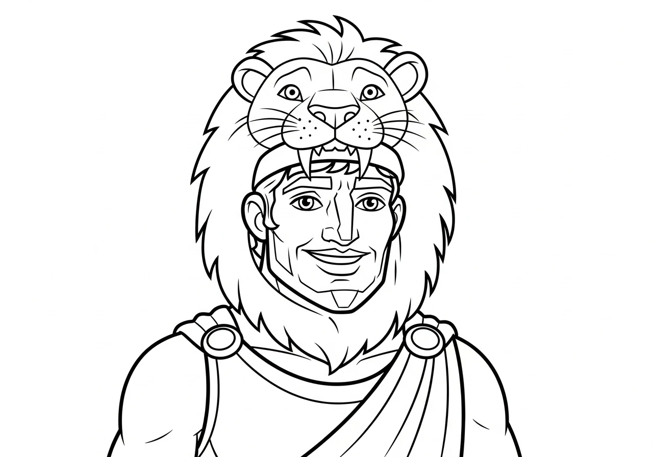 coloriage Hercules gratuit en ligne