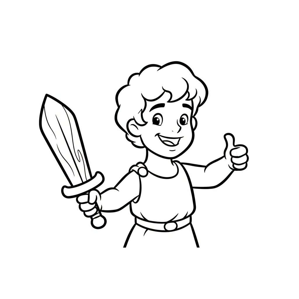 coloriage Hercules pour enfant de 8 ans 1