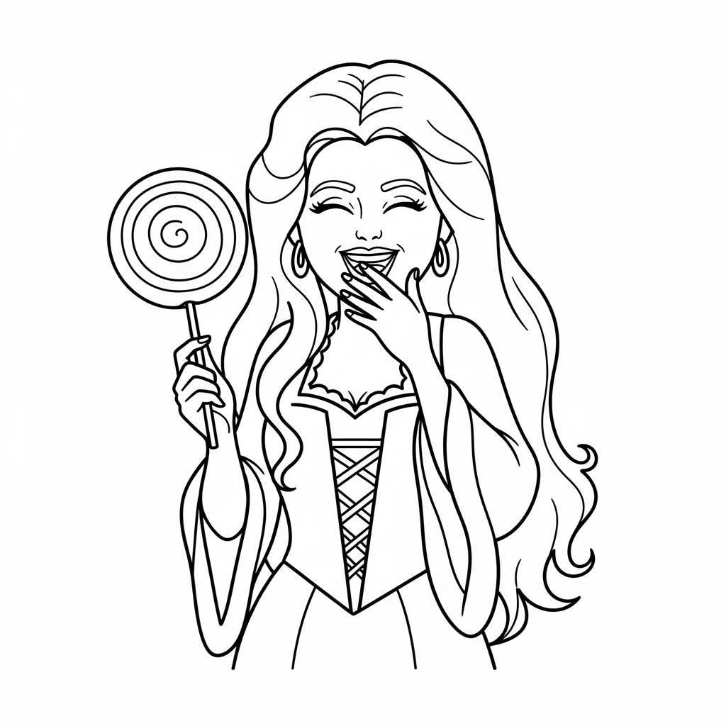 coloriage Hocus Pocus pour enfant de 6 ans
