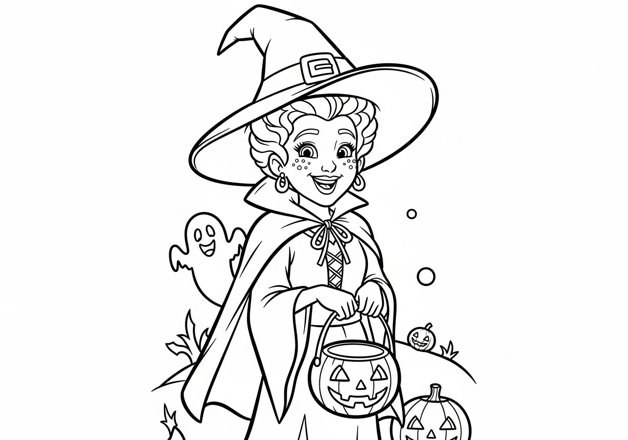 coloriage Hocus Pocus a imprimer