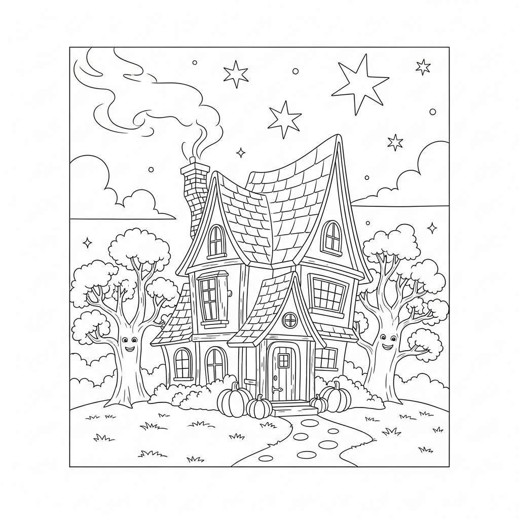 coloriage Hocus Pocus et decoupage