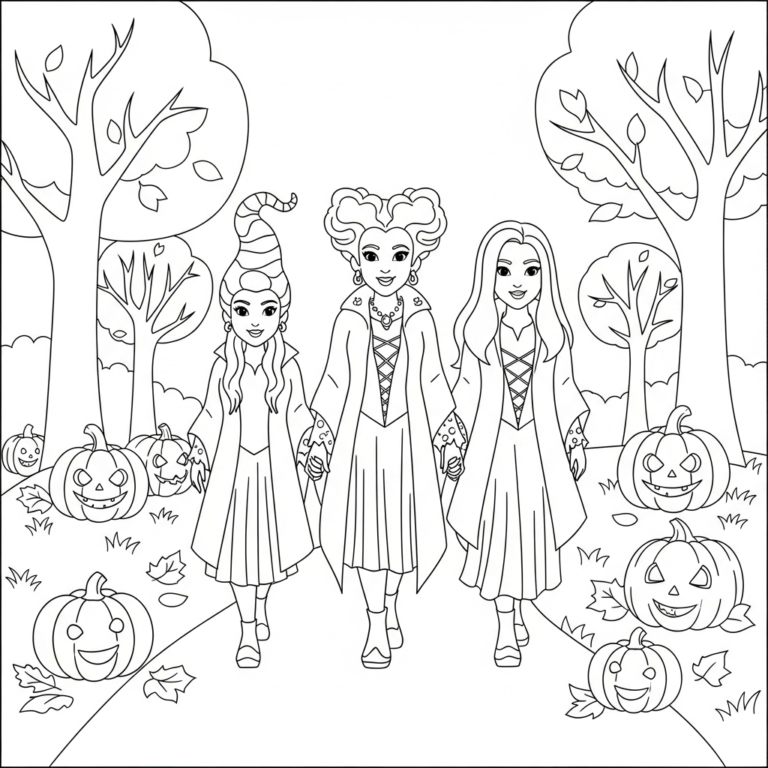 Coloriage Hocus Pocus