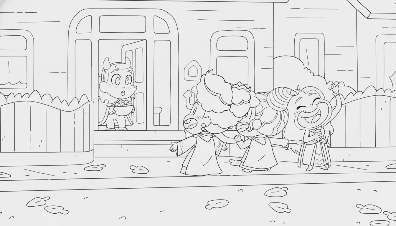 coloriage Hocus Pocus de pour enfants 1