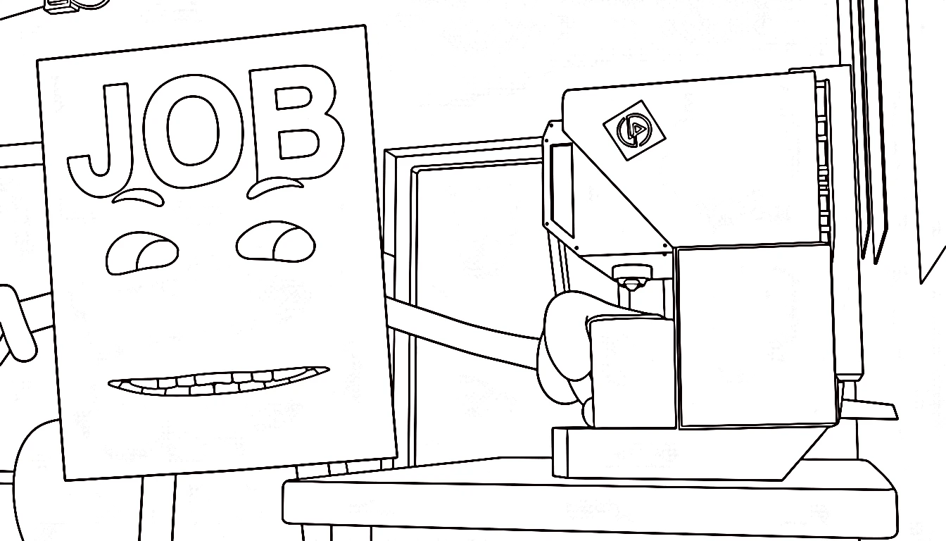 coloriage Job Job Job Sahur pour enfants