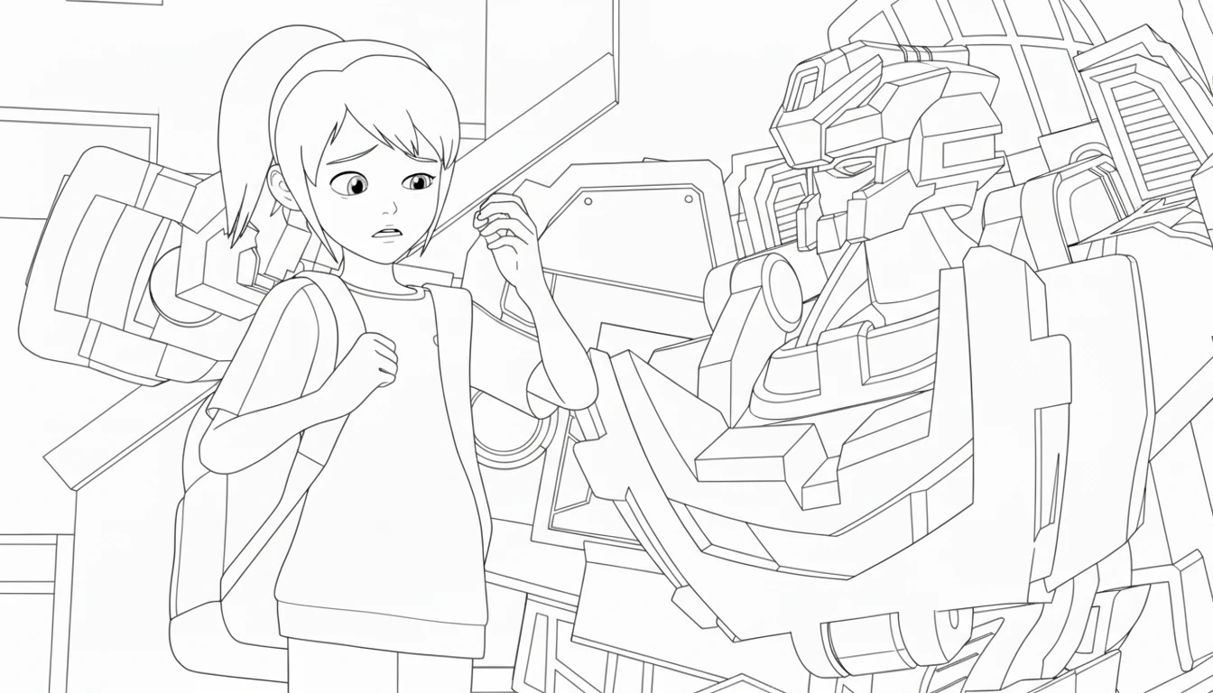 coloriage Miniforce pour enfants