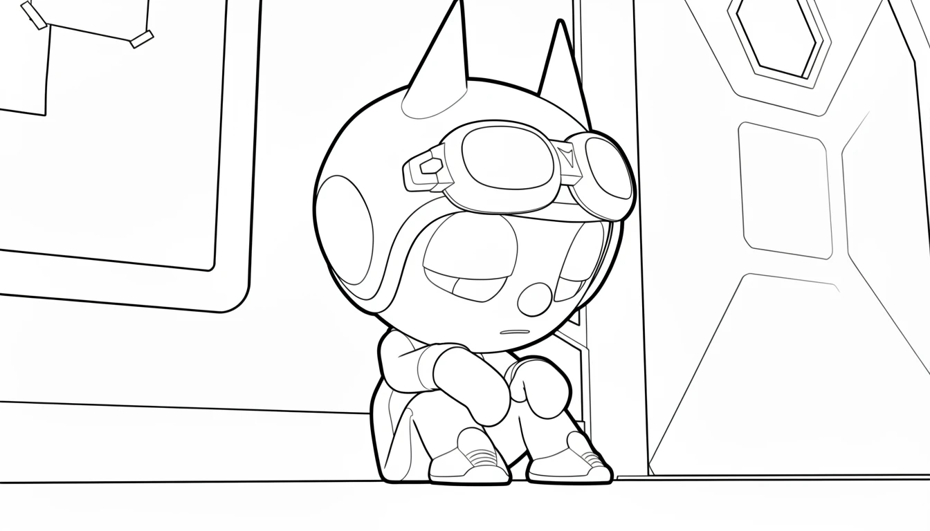 coloriage Miniforce pour enfants à imprimer