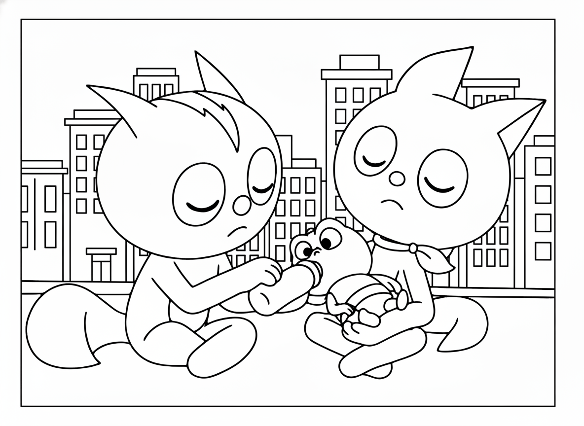 coloriage Miniforce gratuit