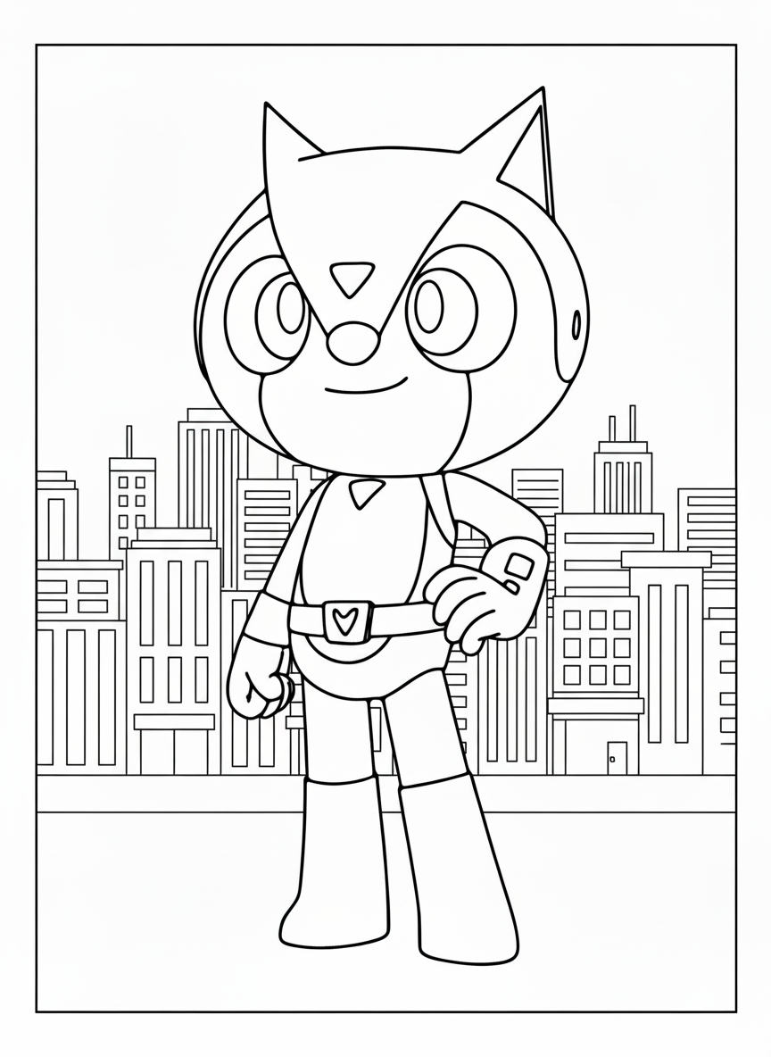 a imprimer coloriage Miniforce gratuit