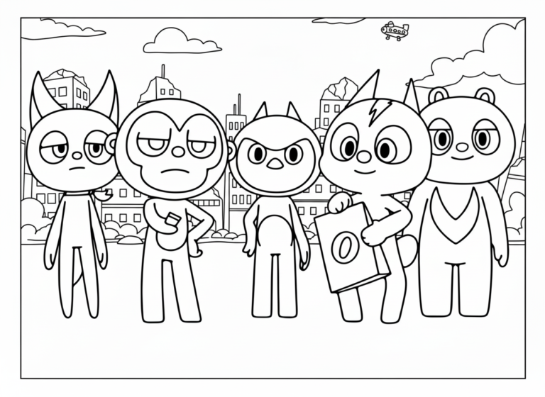 Coloriage Miniforce