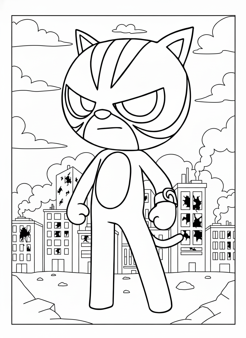 coloriage Miniforce pour enfant à imprimer