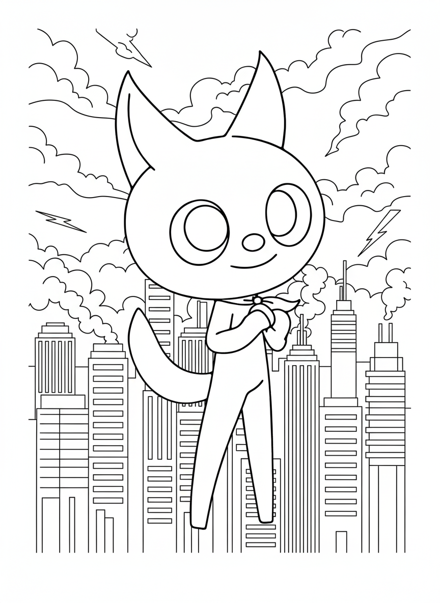 coloriage Miniforce à imprimer pour enfant de 6 ans