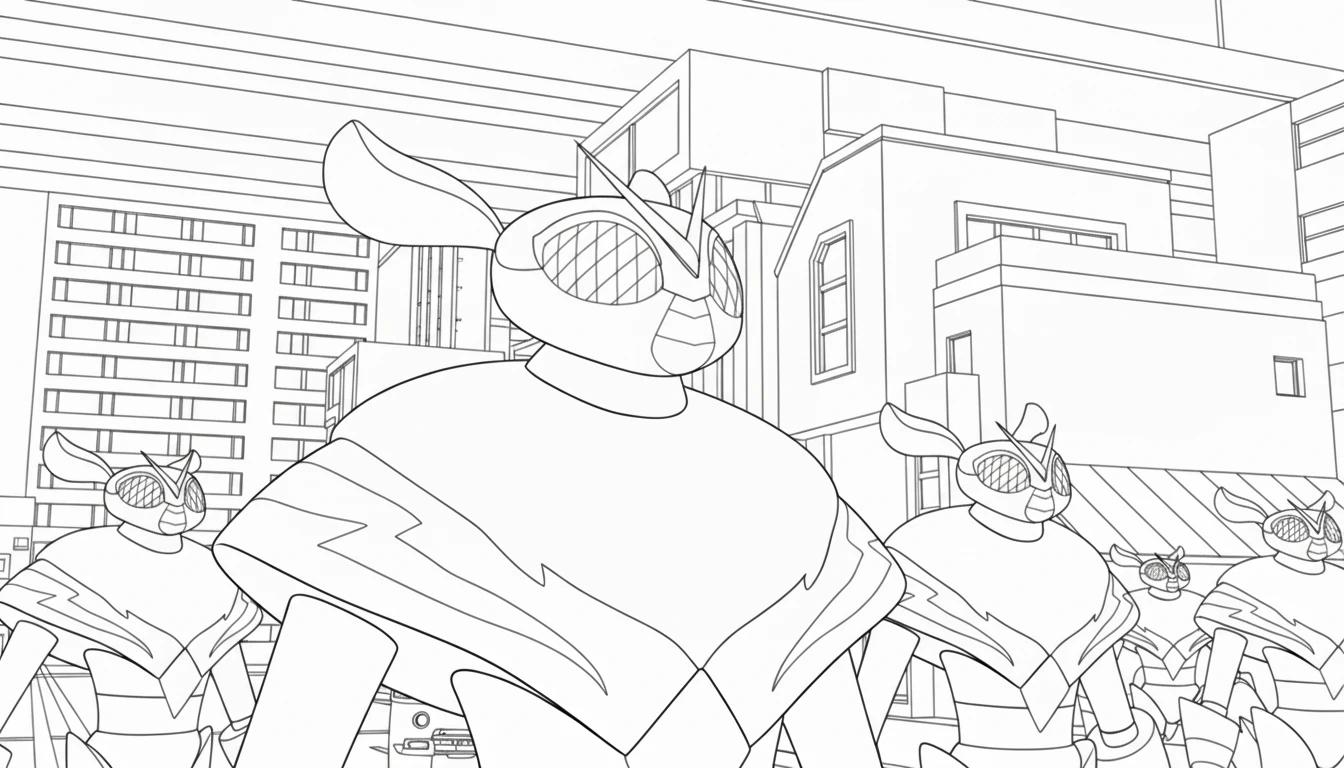 coloriage Miniforce pour enfant de 10 ans