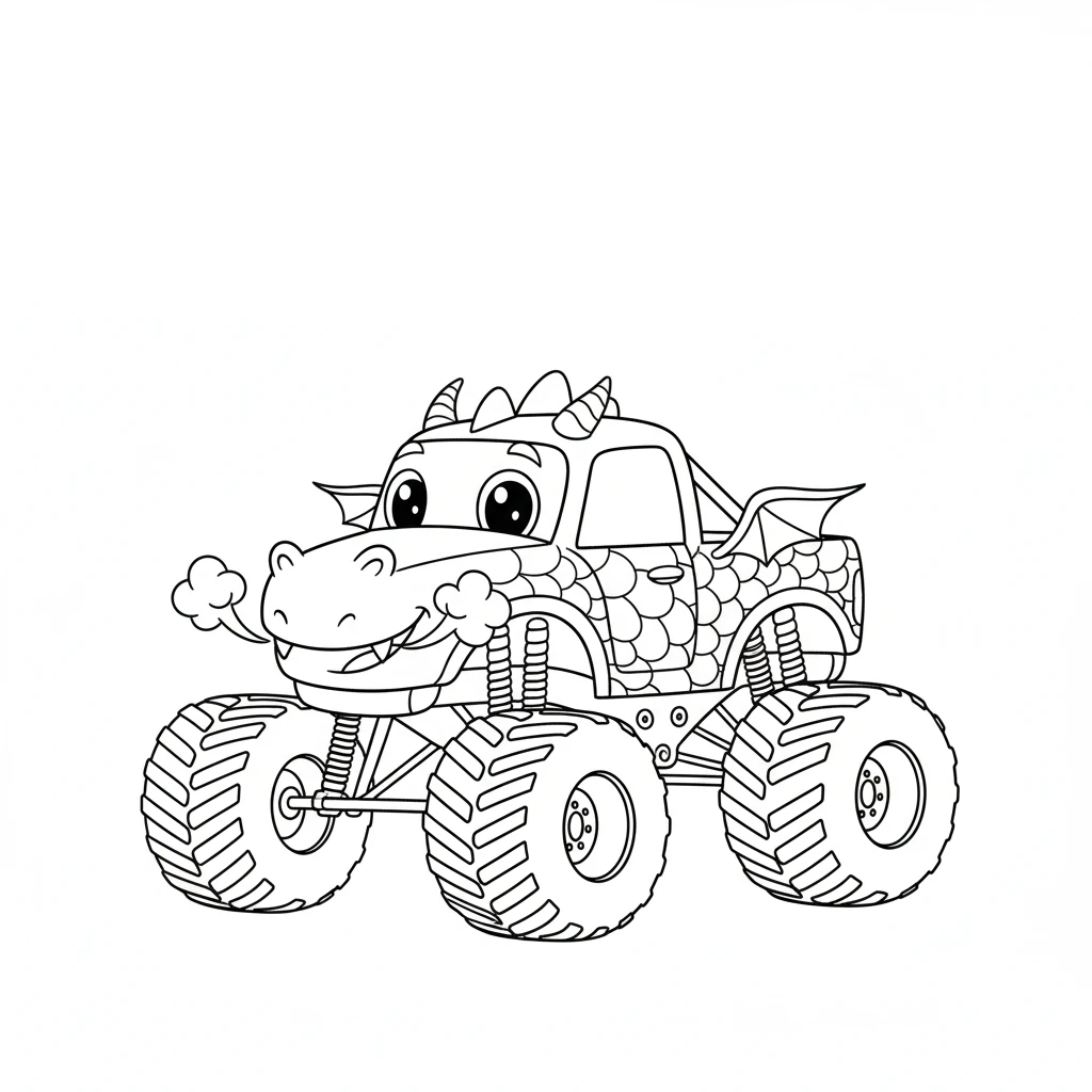 coloriage Monster Jam gratuit