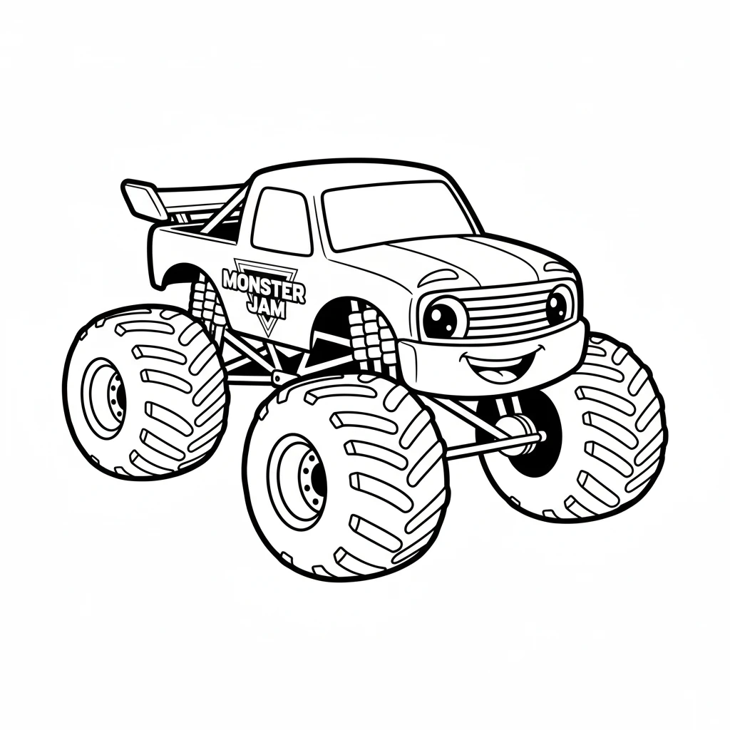 coloriage Monster Jam et dessins