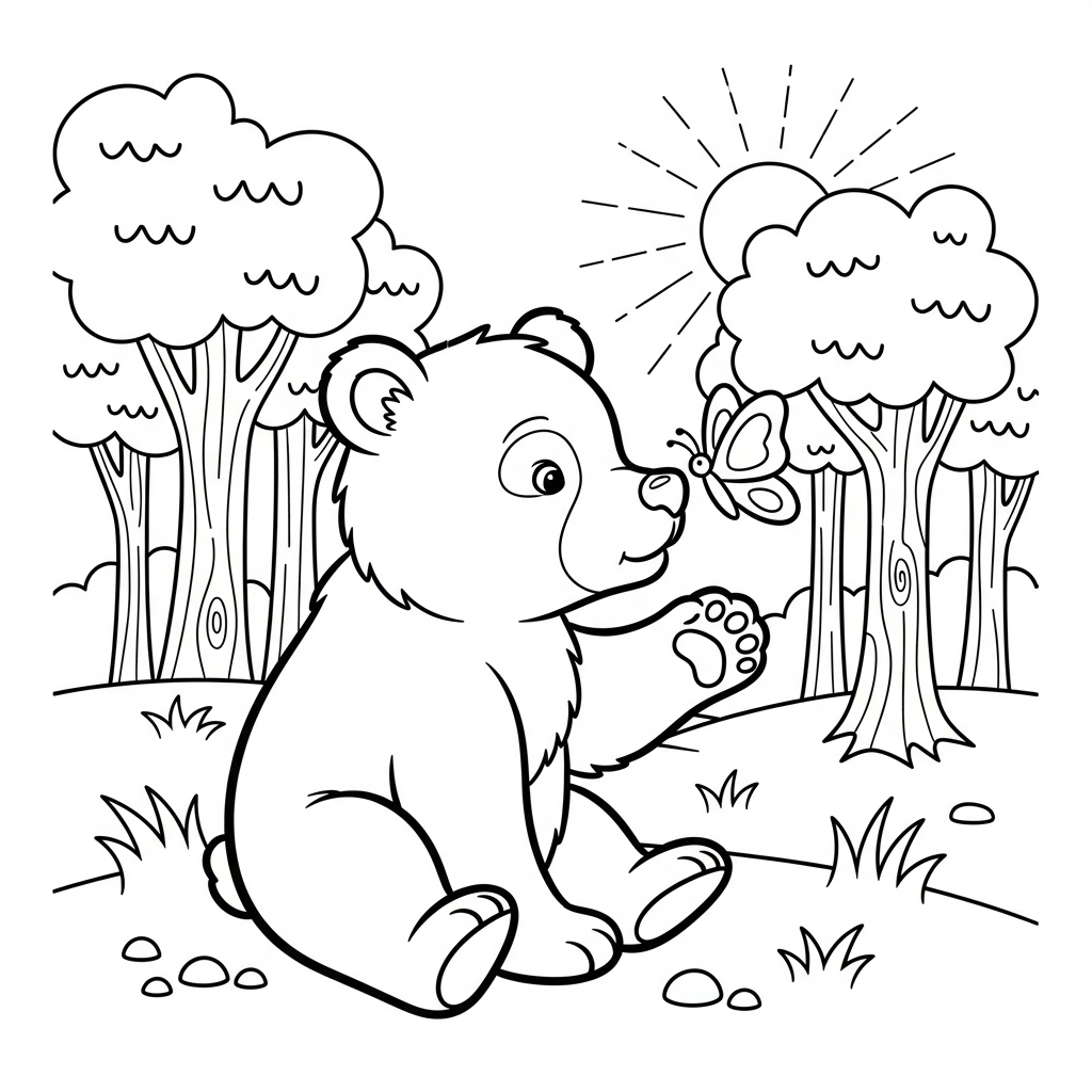 coloriage Ours updated pour enfants