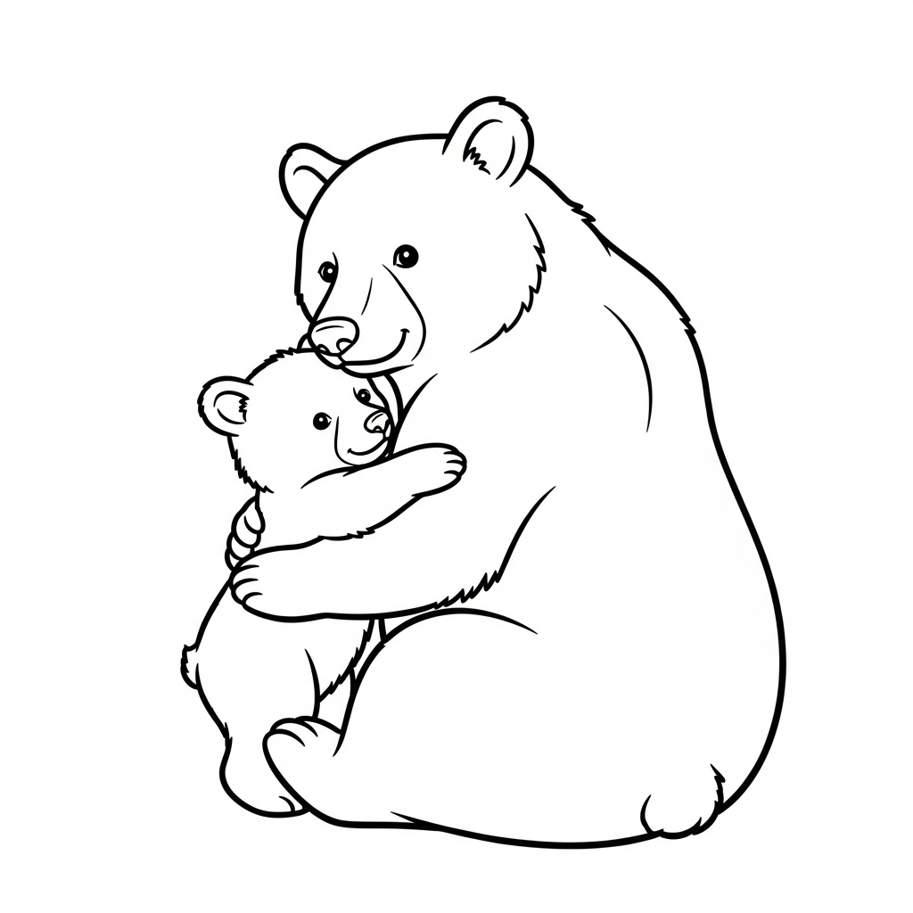 coloriage Ours updated pour enfants à télécharger 1