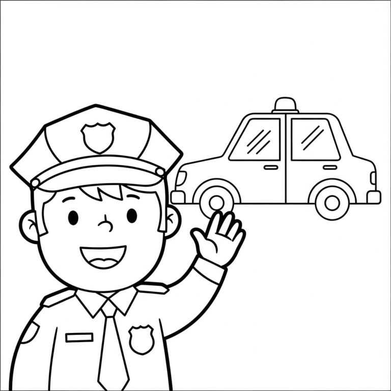 Coloriage Police