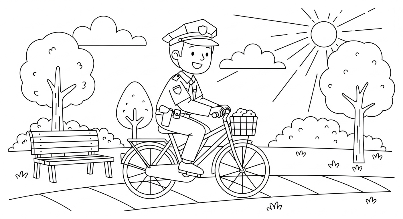 coloriage Police updated a colorier en ligne