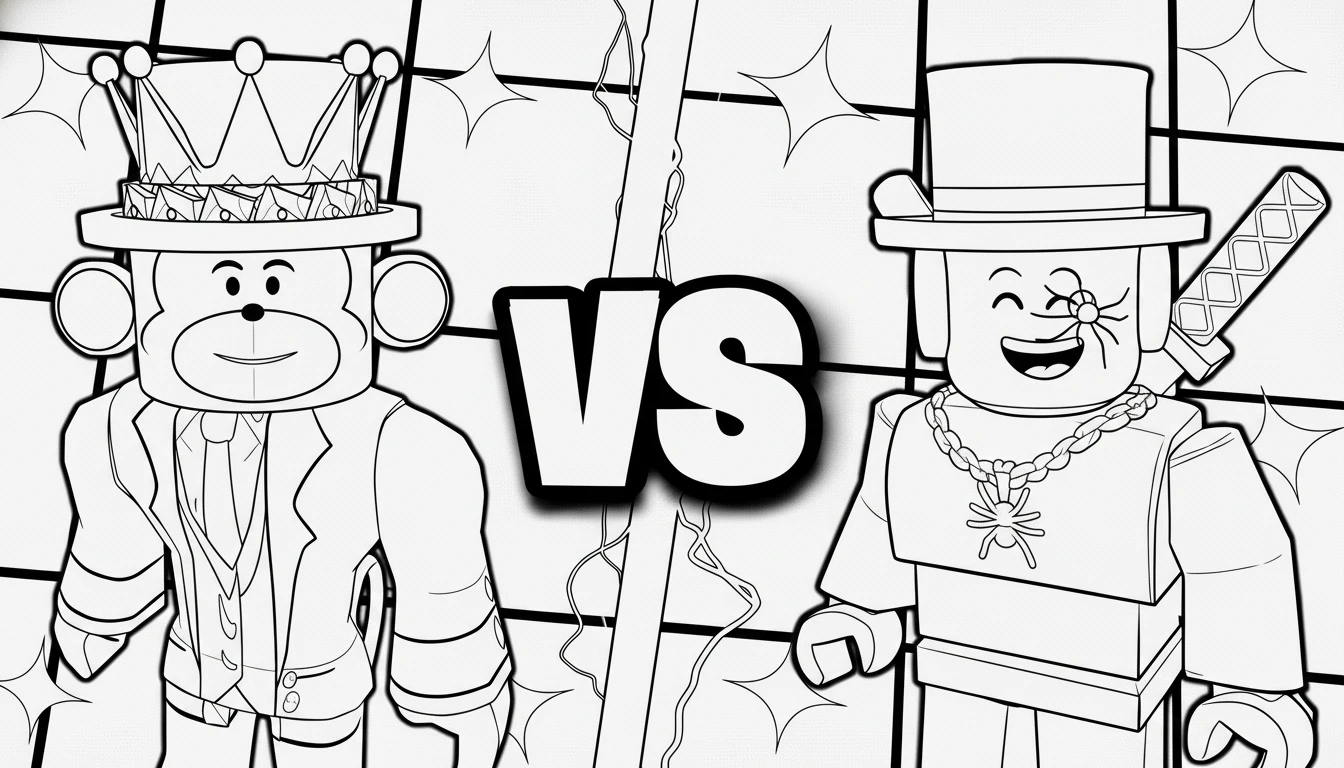 coloriage Sammy Roblox à imprimer gratuit
