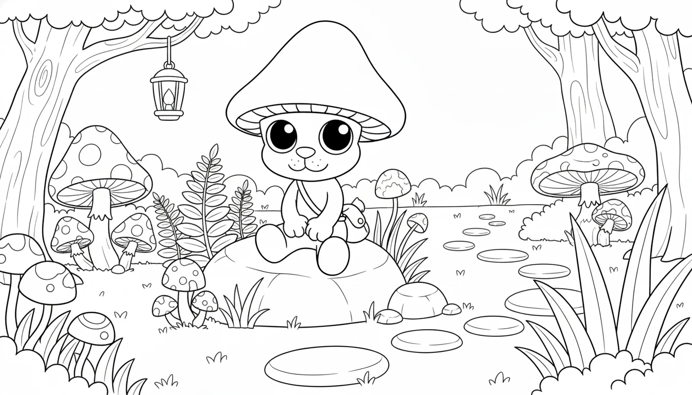 coloriage Smurf Cat pour enfants a imprimer gratuit