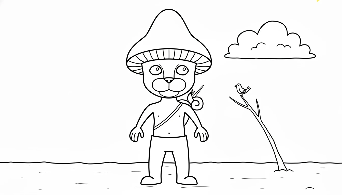 coloriage Smurf Cat à imprimer gratuitement