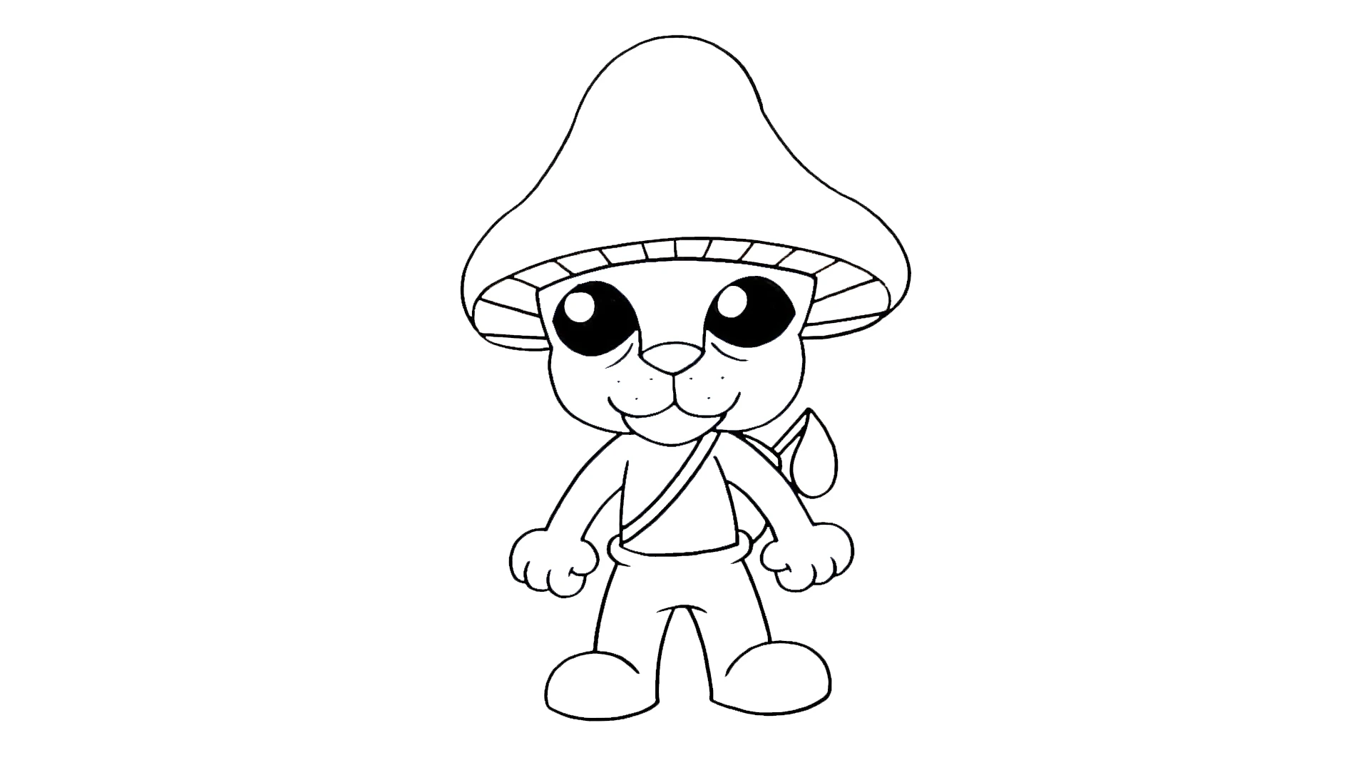 coloriage Smurf Cat et dessin a imprimer
