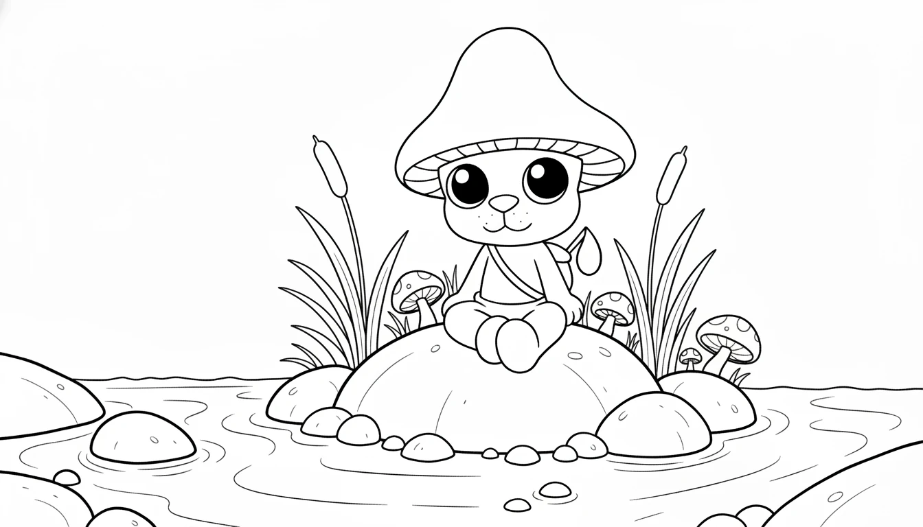 coloriage Smurf Cat pour enfant de à imprimer